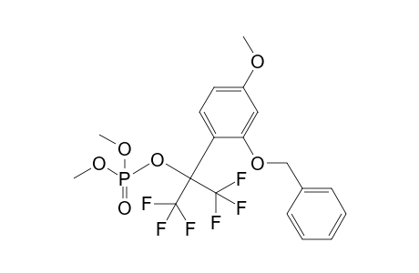 2-(2-Benzyloxy-4-methoxyphenyl)-1,1,1,3,3,3-hexafluoro-2-propyl dimethyl phosphoate