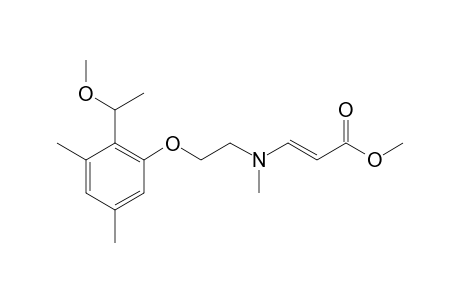 Methyl (2E)-3-[{2-[2-(1-Methoxyethyl)-3,5-dimethylphenoxy]ethyl}methylamino]acrylate