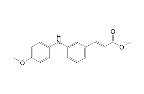 Methyl 3-(N-4-methoxyphenyl)aminocinnamate