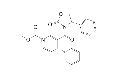 (4S,4'S)-4-Phenyl-3-(2'-oxo-4'-phenyl-1',3'-oxazolidine-3'-carbonyl)-4H-pyridine-1-carboxylic acid methyl ester