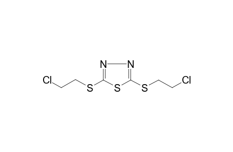 2,5-bis(2-chloroethylsulfanyl)-1,3,4-thiadiazole