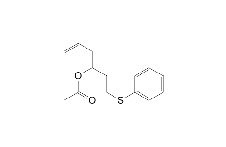 1-(2-phenylsulfanylethyl)but-3-enyl acetate