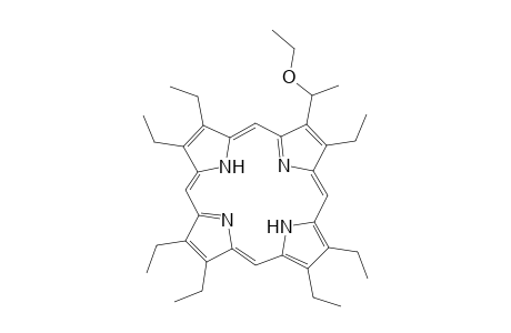 1-(1-Ethoxyethyl)-2,3,4,5,6,7,8-heptaethylporphyrin