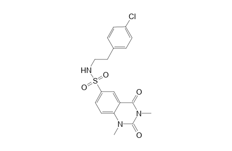 N-[2-(4-chlorophenyl)ethyl]-1,3-dimethyl-2,4-dioxo-1,2,3,4-tetrahydroquinazoline-6-sulfonamide