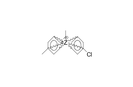 1-(4-Chloro-phenyl)-1-(4-methyl-phenyl)-1-ethyl cation