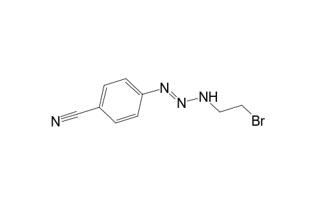 4-[2-(2-Bromoethylimino)hydrazino]benzonitrile