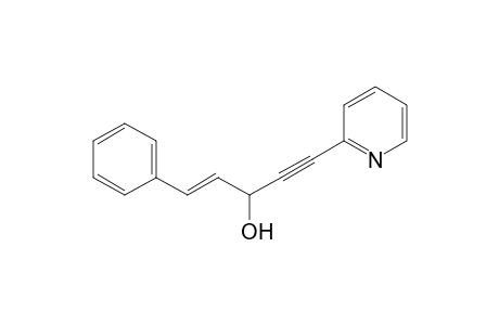 (E)-1-[2'-Pyridyl]-3-hydroxy-5-phenyl-4-penten-1-yne