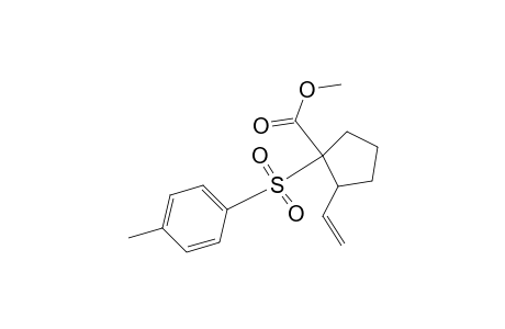Cyclopentanecarboxylic acid, 2-ethenyl-1-[(4-methylphenyl)sulfonyl]-, methyl ester