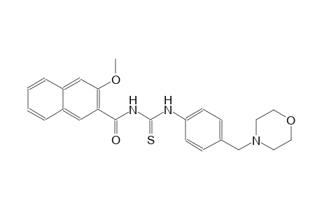 N-(3-methoxy-2-naphthoyl)-N'-[4-(4-morpholinylmethyl)phenyl]thiourea