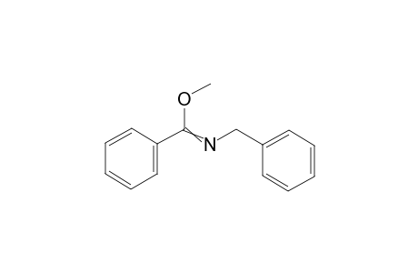 N-Benzyl-benzolcarboximidic acid methylester