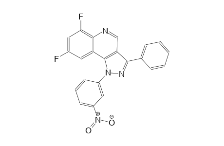 6,8-difluoro-1-(3-nitrophenyl)-3-phenyl-1H-pyrazolo[4,3-c]quinoline