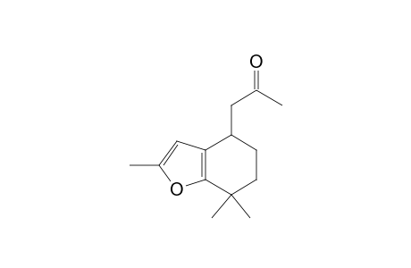 2-Propanone, 1-(4,5,6,7-tetrahydro-2,7,7-trimethyl-4-benzofuranyl)-