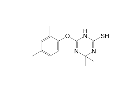 1,4-dihydro-4,4-dimethyl-6-(2,4-xylyloxy)-s-triazine-2-thiol