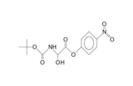 N-(T-Butoxycarbonyl)-2-hydroxy-glycine 4-nitro-phenyl ester
