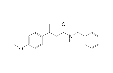 N-benzyl-3-(4-methoxyphenyl)butanamide