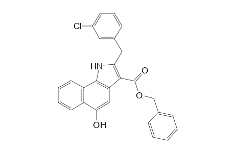 Benzyl 2-(3-Chlorobenzyl)-5-hydroxy-1H-benzo[g]indole-3-carboxylate