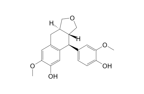 (3aR,9S,9aR)-6-methoxy-9-(3-methoxy-4-oxidanyl-phenyl)-1,3,3a,4,9,9a-hexahydrobenzo[f][2]benzofuran-7-ol