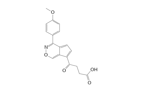 4-[4-(4-Methoxyphenyl)cyclopenta[d][1,2]oxazin-7-yl]-4-oxobutyric acid