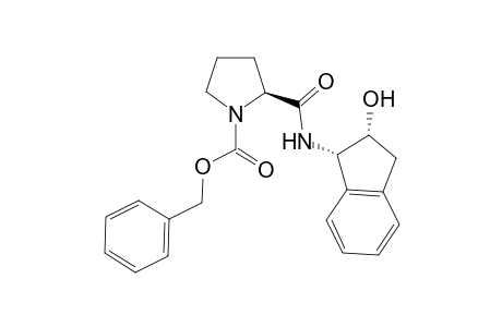 (S)-Benzyl 2-[(1S,2R)-2-hydroxy-2,3-dihydro-1H-inden-1-ylcarbamoyl]pyrrolidine-1-carboxylate