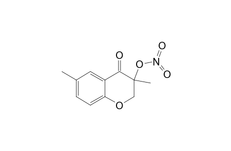 (3,6-dimethyl-4-oxidanylidene-2H-chromen-3-yl) nitrate