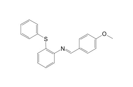 N-(4-Methoxyphenylmethylene)-2-phenylthiobenzanamine