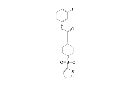 N-(3-fluorophenyl)-1-(2-thienylsulfonyl)-4-piperidinecarboxamide