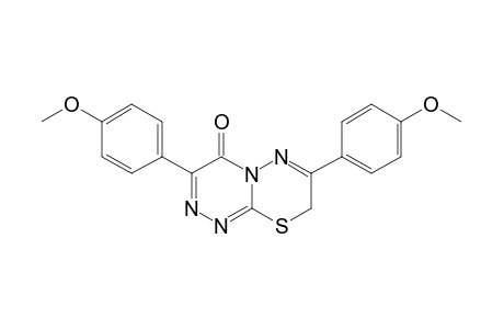 3,7-Di-p-methoxyphenyl-8H-[1,2,4]triazino[3,4-b][1,3,4]thiadiazin-4-one