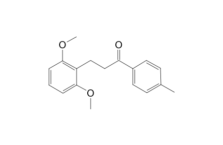 3-(2,6-dimethoxyphenyl)-1-(p-tolyl)propan-1-one