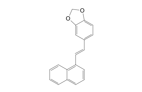 (E)-1-(3,4-Methylenedioxyphenyl)-2-(1-naphthyl)ethene