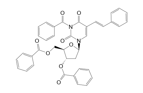 3,3',5'-Tribenzoyl-5-[(E)-2-phenylethenyl]-2'-deoxyuridine