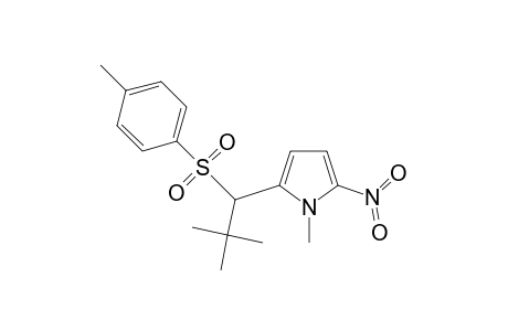 2,2-Dimethyl-1-(1'-methyl-5'-nitro-2'-pyrrolyl)propyl p-tolyl sulfone