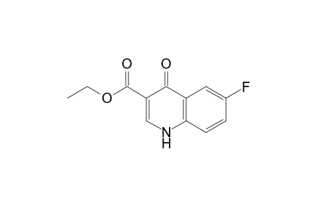 3-Quinolinecarboxylic acid, 6-fluoro-1,4-dihydro-4-oxo-, ethyl ester