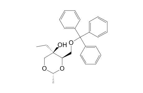 (2R,4R,5R)-5-Ethyl-2-methyl-4-(trityloxymethyl)-1,3-dioxan-5-ol