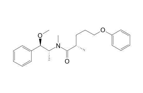 (2S)-N-Methyl-N-[(1R,2R)-2-hydroxy-1-methyl-2-phenylethyl]-2-methyl-5-benzyloxypentamide