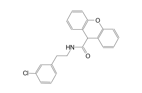 N-[2-(3-chlorophenyl)ethyl]-9H-xanthene-9-carboxamide