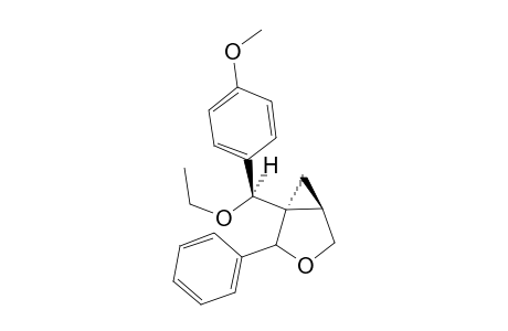 trans-4-Phenyl-5-[.alpha.-ethoxy(4-methoxybenzyl)]-3-oxacyclo[3.1.0]hexane