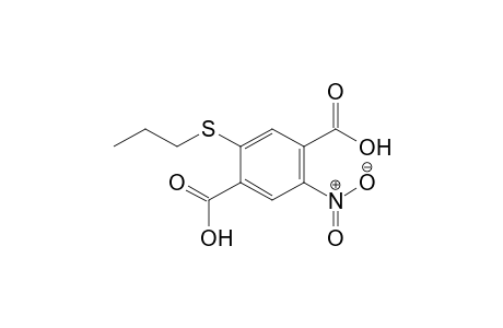 1,4-Benzenedicarboxylic acid, 2-nitro-5-(propylthio)-