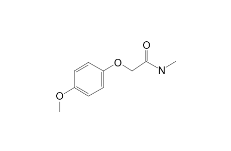 2-(p-Methoxyphenoxy)-N-methylacetamide