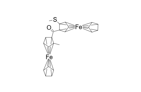 (Rp)-(2-Methylferrocenyl)-(Sp)-[2-(methylsulfanyl)ferrocenyl]-methanone