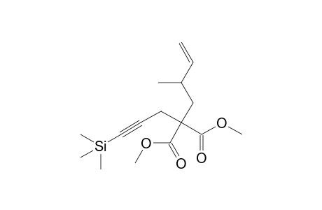 Dimethyl 2-(2-methylbut-3-enyl)-2-(3-trimethylsilylprop-2-ynyl)propanedioate