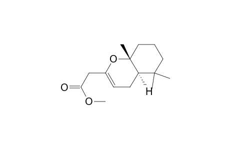 Methyl ester of trans-4a,5,6,7,8,8a-Hexahydro-5,5,8a-trimethyl-4H-1-benzopyran-2-acetic acid