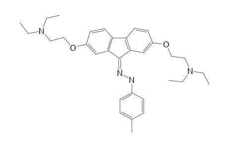 9-(4-Methylphenyl)-hydrazono-2,7-bis-[2-(diethylamino)-ethoxy]fluorene