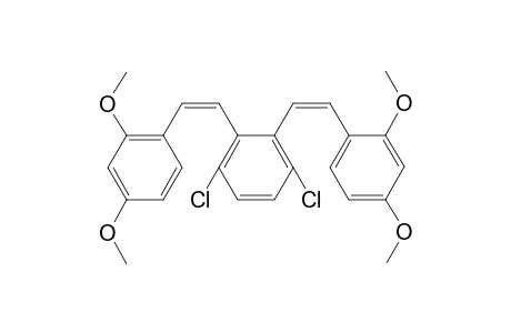 4,4'-((1Z,1'Z)-(3,6-dichloro-1,2-phenylene)bis(ethene-2,1-diyl))bis(1,3-dimethoxybenzene)