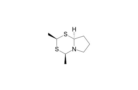 PYRROLIDINO-[1,2-E]-4H-2,4-DIMETHYL-1,3,5-DITHIAZINE