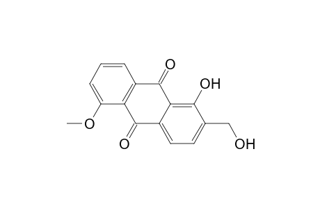 9,10-Anthracenedione, 1-hydroxy-2-(hydroxymethyl)-5-methoxy-