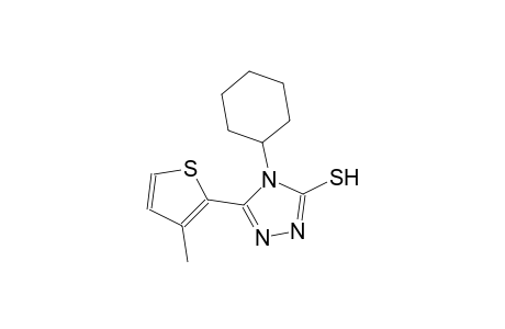 4-cyclohexyl-5-(3-methyl-2-thienyl)-4H-1,2,4-triazole-3-thiol