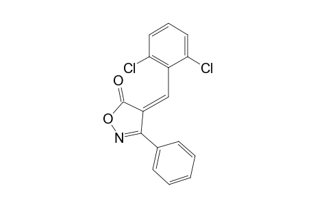 (4Z)-4-(2,6-dichlorobenzylidene)-3-phenyl-2-isoxazolin-5-one