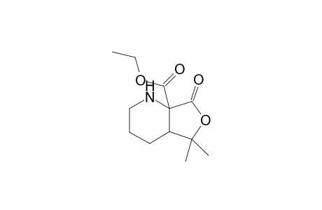 Ethyl(4aRS,7aRS)-1,2,3,4,4a,5,-hexahydro-5,5-dimethyl-7-oxofurano[3,4-b]pyridine-7a(7H)-carboxylate