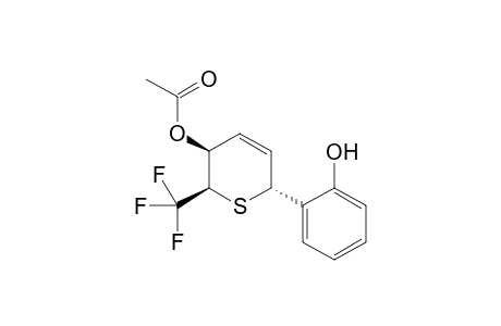 (2RS,3SR,4RS)-3-Acetoxy-6-(2-hydroxyphenyl)-2-trifluoromethyl-3,6-dihydro-2H-thiopyran