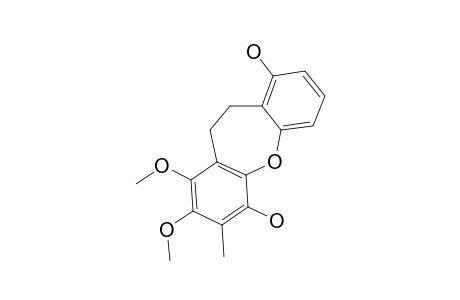 5,6-DIHYDRO-1,7-DIHYDROXY-3,4-DIMETHOXY-2-METHYLDIBENZ-[B,F]-OXEPIN